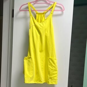 NWT Yellow Athletic Dress